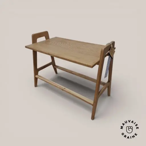 [D-Tbasse trapèze-20260320] Table de salon - pieds en trapèze 