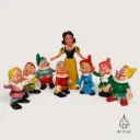Figurines Blanche-Neige et les Sept Nains, 1973 (Vendu)