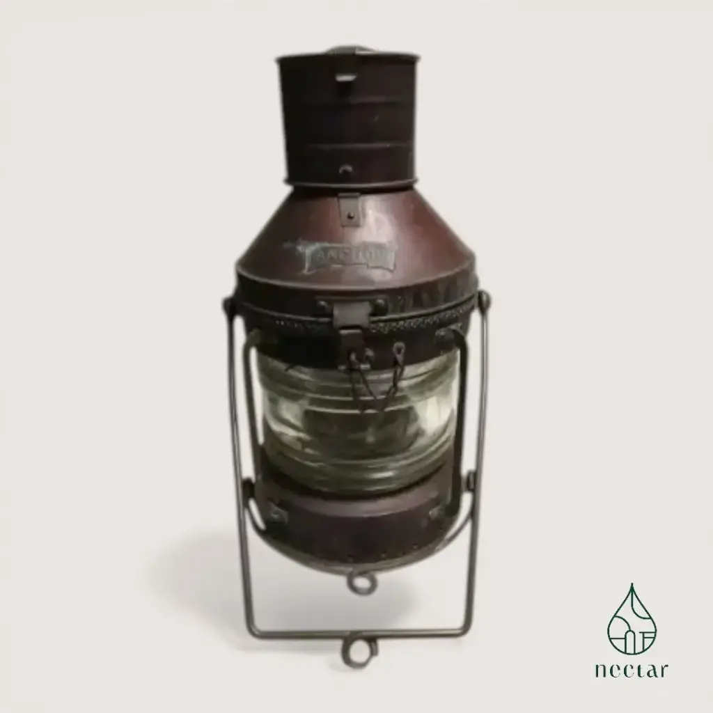Lampe marine Anchor en cuivre