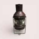 Lampe marine Anchor en cuivre