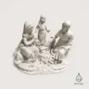 Groupe en biscuit signé Meneghetti