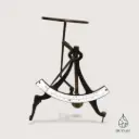 Balance de précision ancienne en fonte et laiton