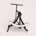 Balance de précision ancienne en fonte et laiton