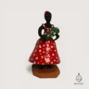 Figurine en terre cuite peinte