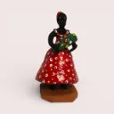 Figurine en terre cuite peinte