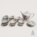 Service à thé en porcelaine de Tchécoslovaquie