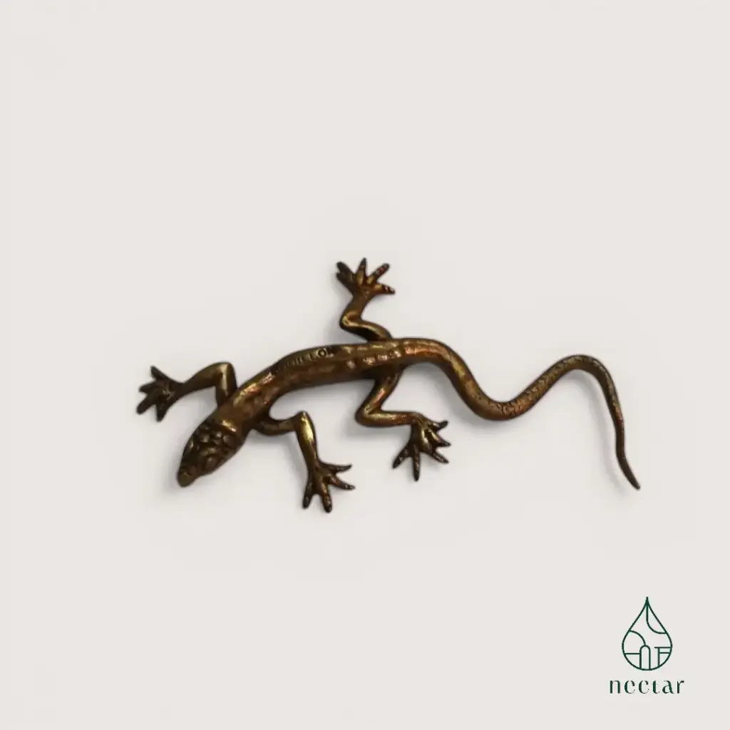 Lézard en laiton signé Bouillon (Vendu)
