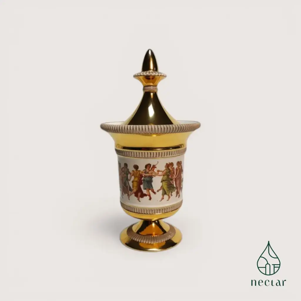 Urne décorative en porcelaine