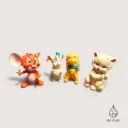 Lot figurines vintage