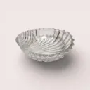 Coupe ovale en cristal taillé