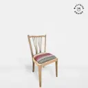 MAUVAISE GRAINE - Chaise tissu ZigZag