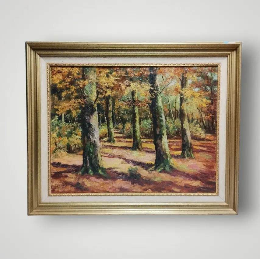 "Automne en forêt" F. Ponthier (Hamoir)