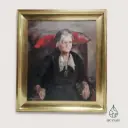 Portrait de femme âgée Henri Descamps