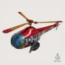 Hélicoptère mécanique en tôle