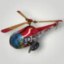 Hélicoptère mécanique en tôle