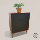 Armoire deux portes Mid-century 