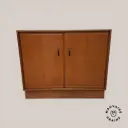 Petite armoire 2 portes Mid-century