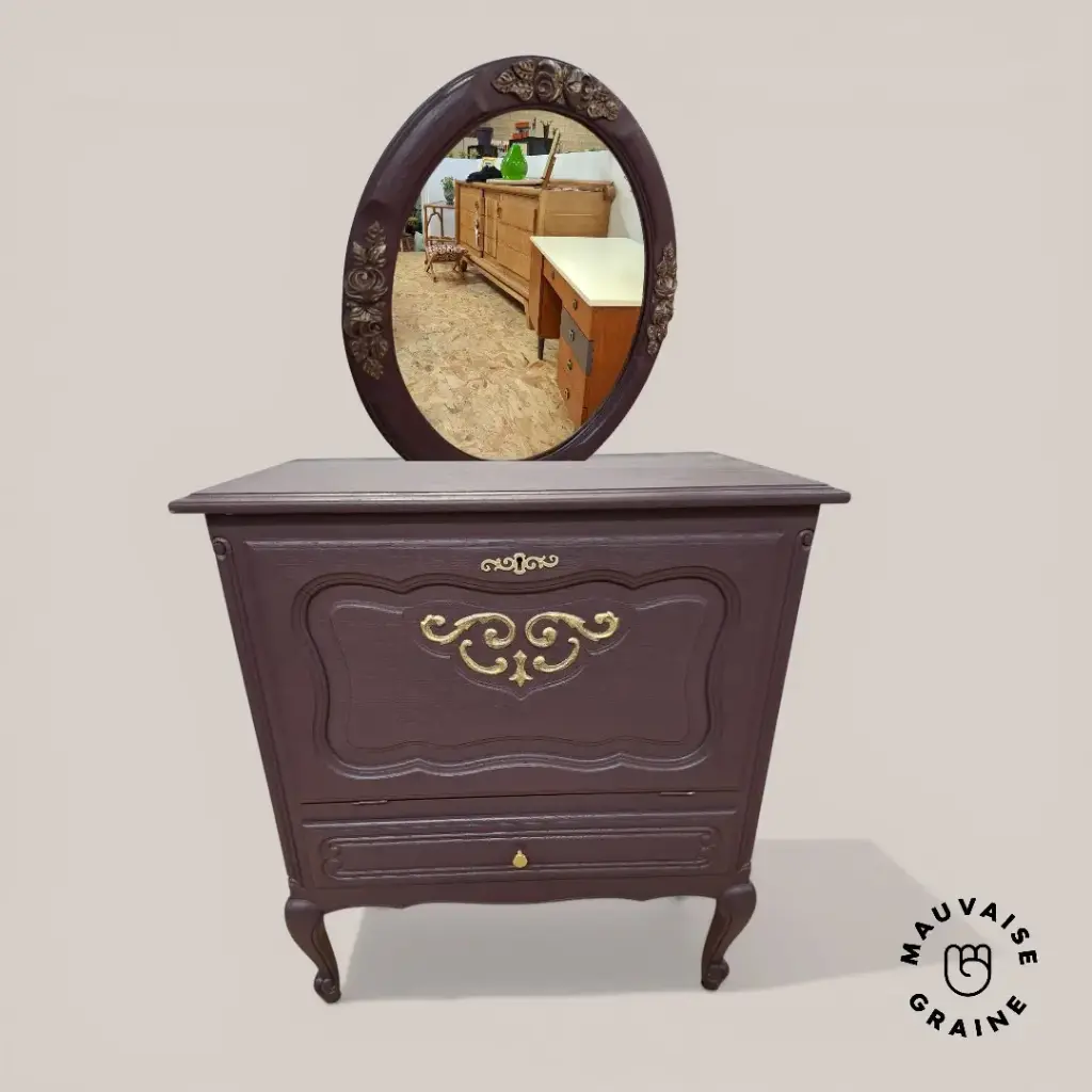   Mini-bar avec miroir - Lounge Lover & Gold 