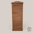 Meuble de métier ancien avec volet coulissant (Vendu) 
