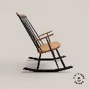 Rocking chair vintage Blackout (Vendu)
