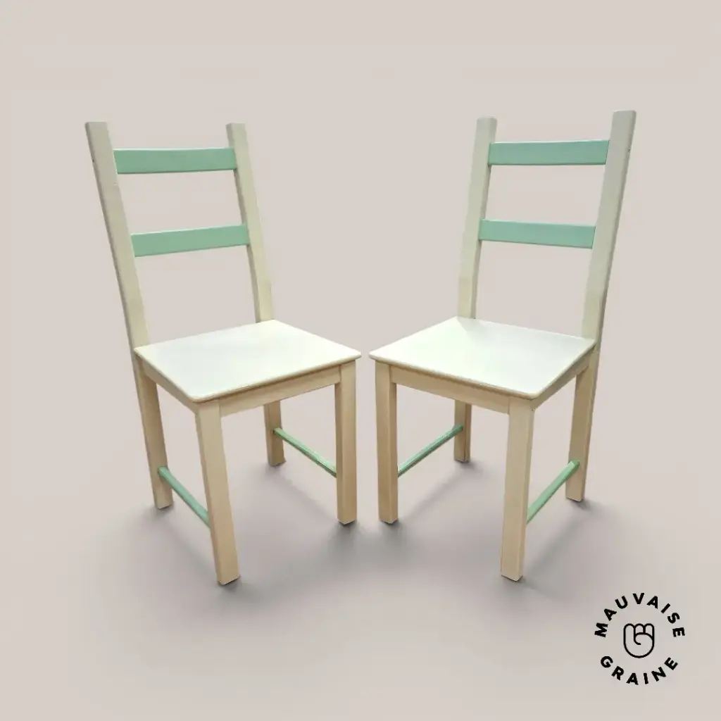 Lot de 2 chaises Welcome Matcha