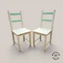 Lot de 2 chaises Welcome Matcha