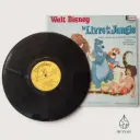 Livre-disque vinyle 33T — Le Livre de la Jungle — Walt Disney — 1968