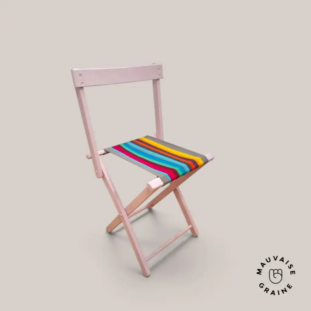 Pink Kid's Chaise pliante
