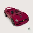 Voiture décapotable Barbie rose 