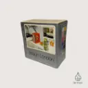 Porte-vinyles vintage Schweizer S Design – Années 70