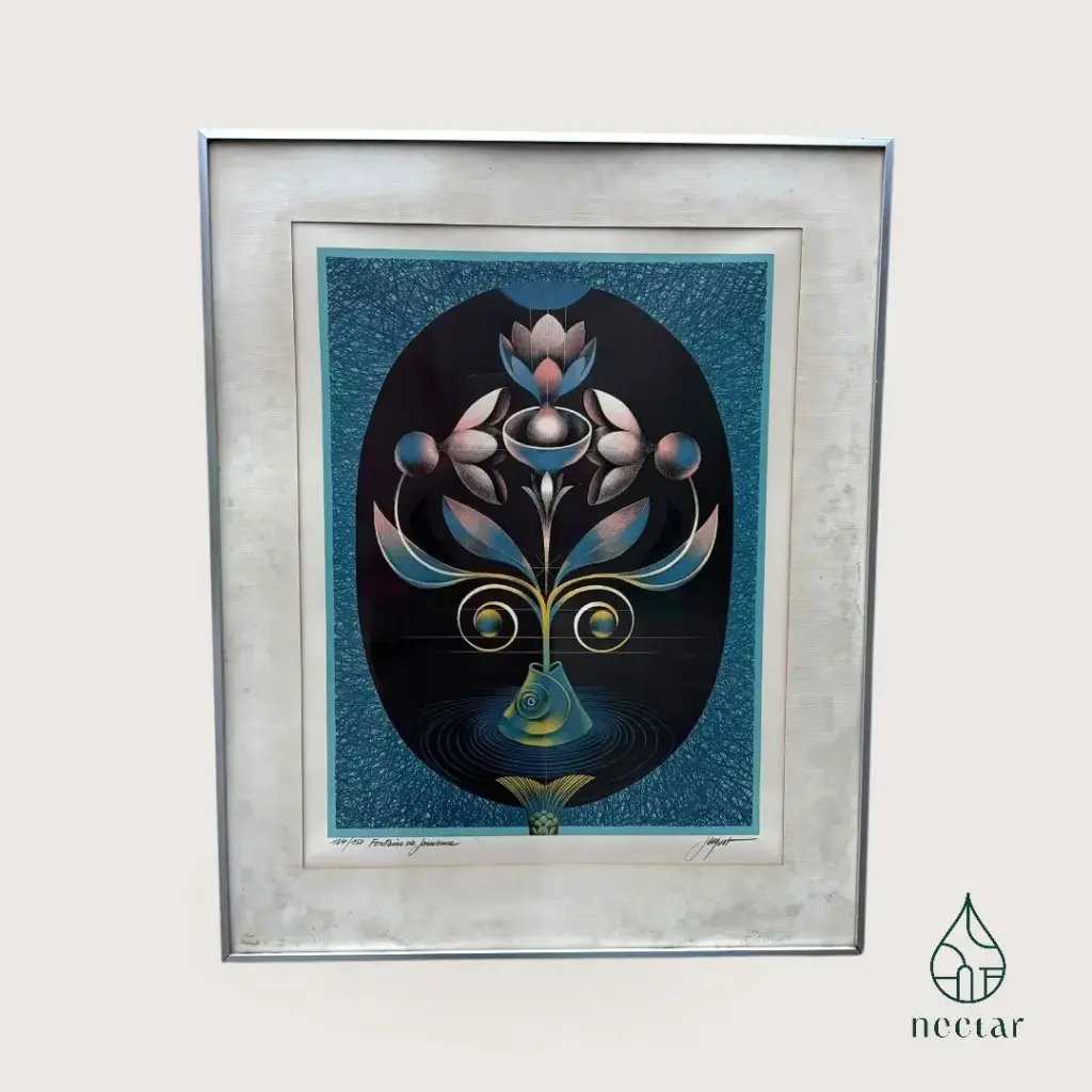 Pierre Jacquot – « Fontaine de Jouvence » – Lithographie signée & numérotée 114/150 (Vendu)