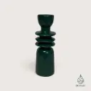 Bougeoir vintage en céramique verte (Vendu)