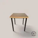Petite table carrée d'appoint - vintage 