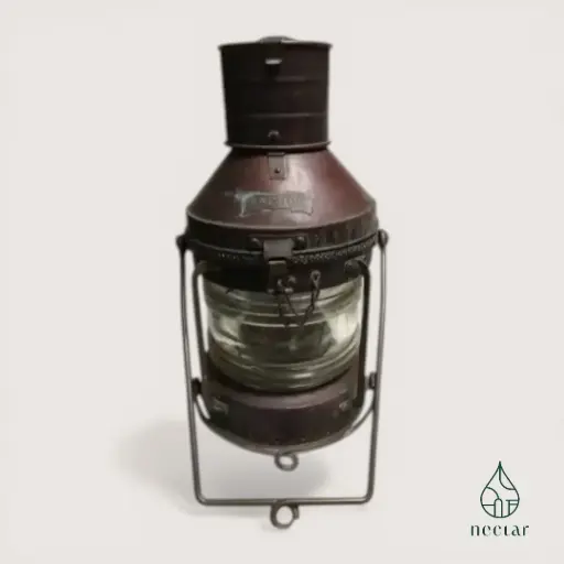 [01/250915] Lampe marine Anchor en cuivre