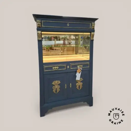 [Buffet-D-20260119] MAUVAISE GRAINE- Buffet vitrine avec led