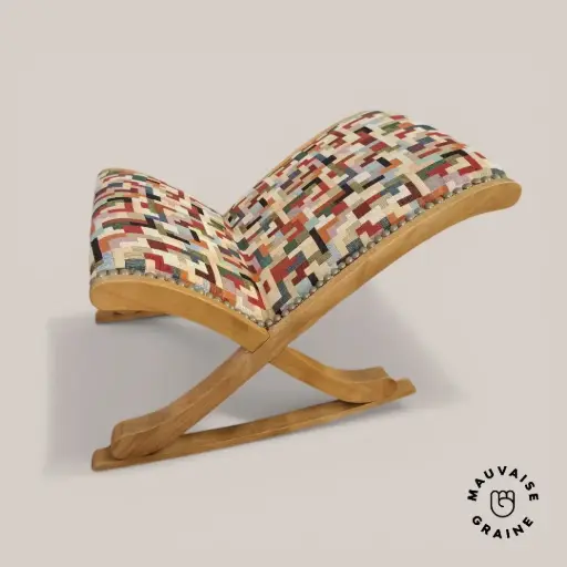 [Repose-pied-GF-20260319] Repose-pied tissu block