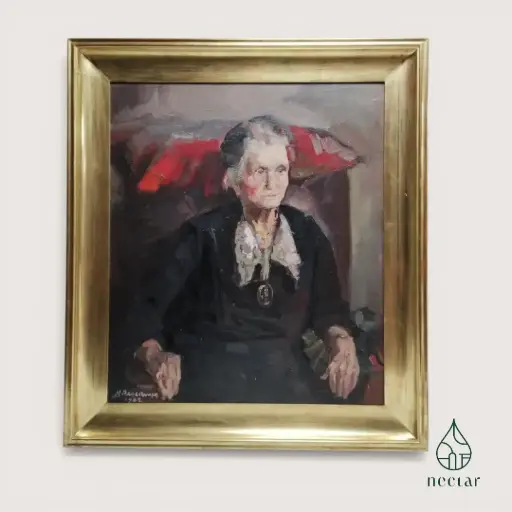 [07/250929] Portrait de femme âgée Henri Descamps