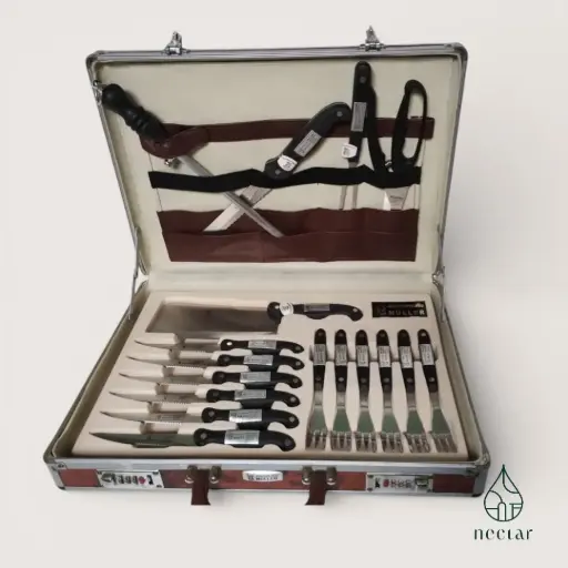 [B/04260227] Mallette de couteaux “KochTopHaus Müller Exclusive”