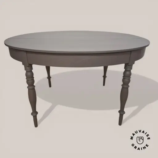 [tableovale-H-20260402] Table ovale relookée Country Chic